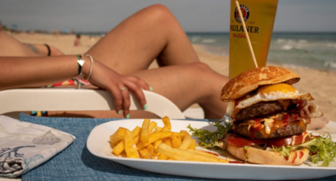 Serviço de praia agosto